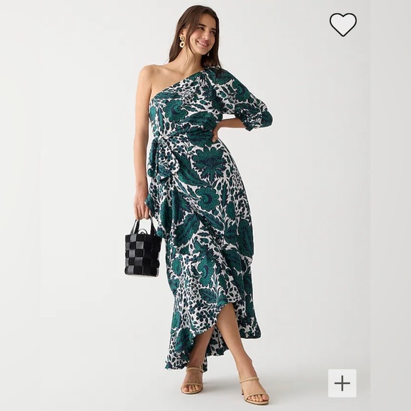 J. Crew Dresses & Skirts - J Crew one shoulder silk dress